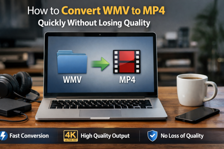How to Convert WMV to MP4 Quickly Without Losing Quality